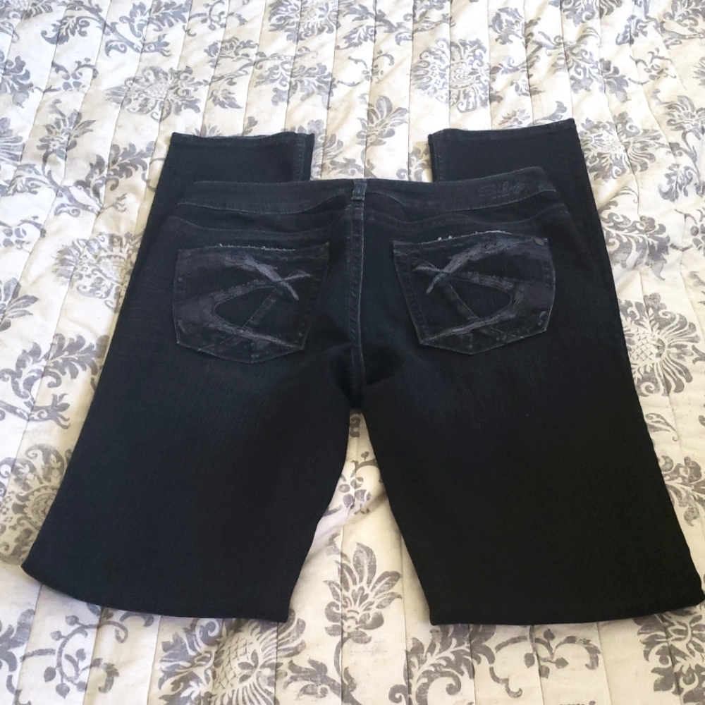Silver Jeans Dark Wash Aiko Slim Jeans - Sz 28/33
